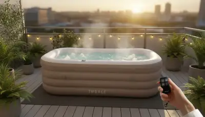 Balkon Whirlpool klein: Platzwunder genießen