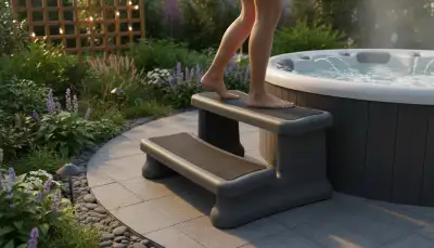 Die perfekte Einstiegstreppe für Ihren Whirlpool
