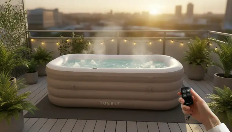 Balkon Whirlpool klein: Platzwunder genießen