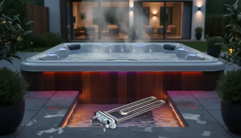 Heizung im Outdoor-Spa prüfen