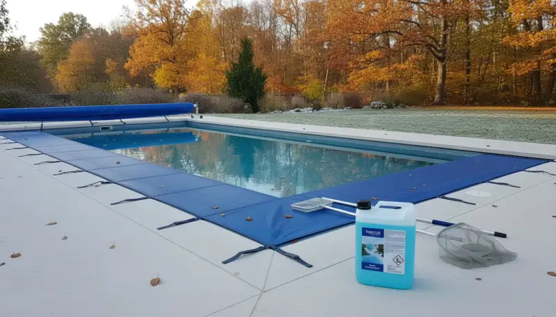 Sicher durch den Winter: Pool winterfest machen