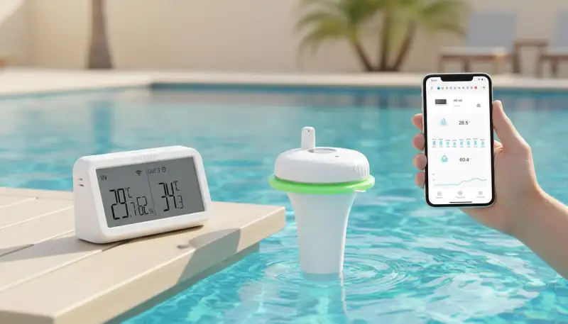 Smartes Pool Thermometer: Komfort & Kontrolle