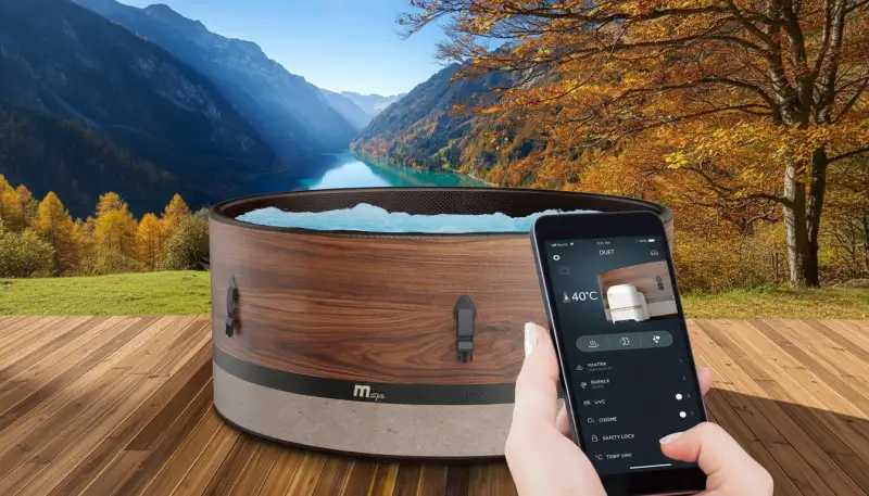 Terrassen-Whirlpool: Wellness unter freiem Himmel