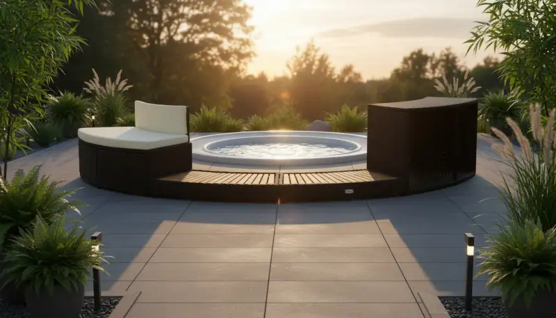 Whirlpool Umrandung: Materialien und Ideen