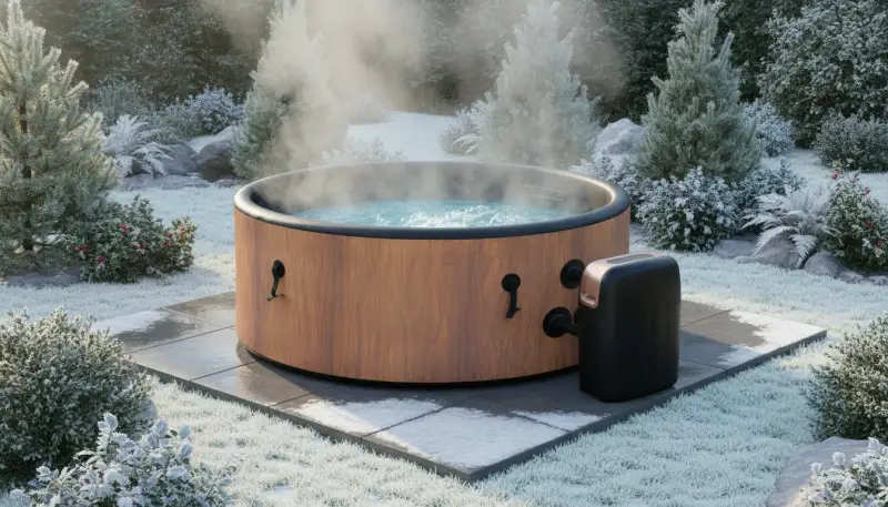 Winterfester Garten-Whirlpool: Ganzjähriger Genuss